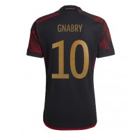 Tyskland Serge Gnabry #10 Fotballklær Bortedrakt VM 2022 Kortermet